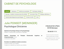 Tablet Screenshot of julie-meininger.com